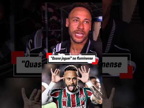 Neymar quase jogou no fluminense #neymar #fluminense #santos