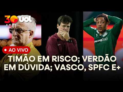 CORINTHIANS EM RISCO; PALMEIRAS SEM VITOR ROQUE CONTRA O FLUMINENSE? VASCO EM DECISÃO HISTÓRICA E+