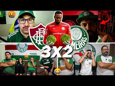 REAÇÕES DOS PALMEIRENSES E TRISTEZA TOTAL | FLUMINENSE 3 X 2 PALMEIRAS | BRASILEIRÃO - VAMOS RIR KKK