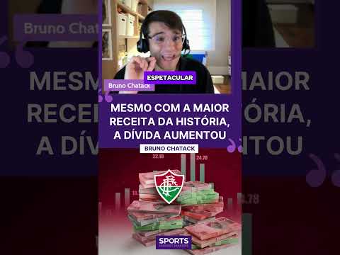 COMO A DÍVIDA DO FLUMINENSE AUMENTOU MESMO COM O FATURAMENTO RECORDE DE 2025? # futebol #fluminense