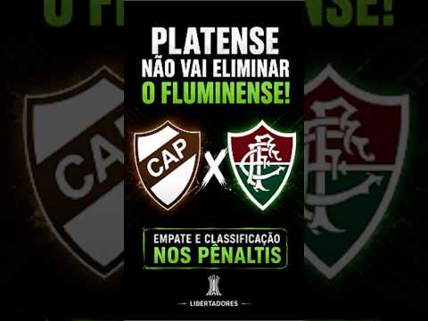 Fluminense enfrenta o PLatense na Libertadores #libertadores #fluminense #platense