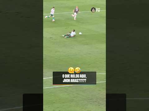 O QUE FOI ISSO, JHON ÁRIAS? 👀😂 #futebol #fluminense #palmeiras