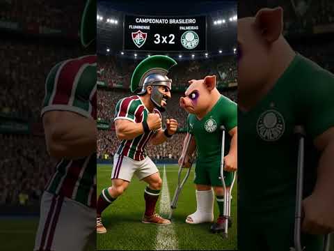 Vitória Fluminense x Palmeiras brasileirão #anime #futebol #memes #fluminense #palmeiras