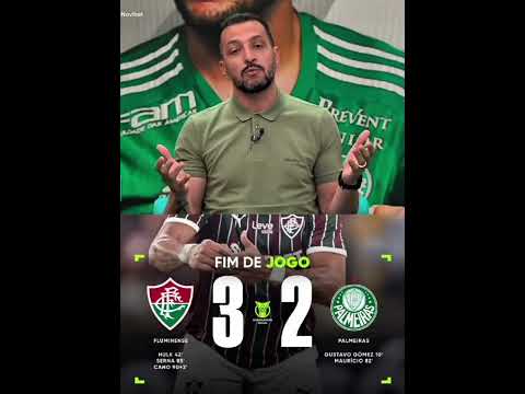 JOGO ABERTO | Edu crítica o Palmeiras após derrota contra o fluminense # fluminense x palmeiras #