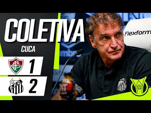 COLETIVA DO CUCA AO VIVO FLUMINENSE 1 X 2 SANTOS