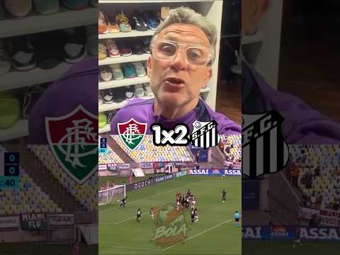 REAÇÃO DO CRAQUE NETO COM A VITÓRIA DO SANTOS HOJE CONTRA O FLUMINENSE #santos